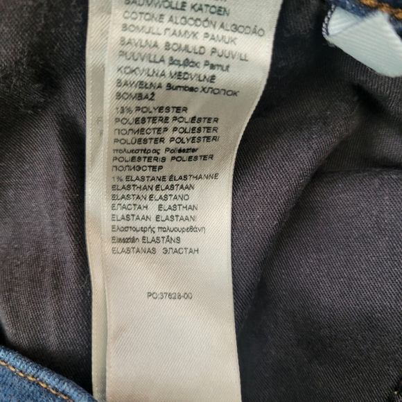 7 For All Mankind LUXE PERFORMANCE Straight Capri Jeans 31. Waist 32 Inseam 26 - Picture 8 of 9